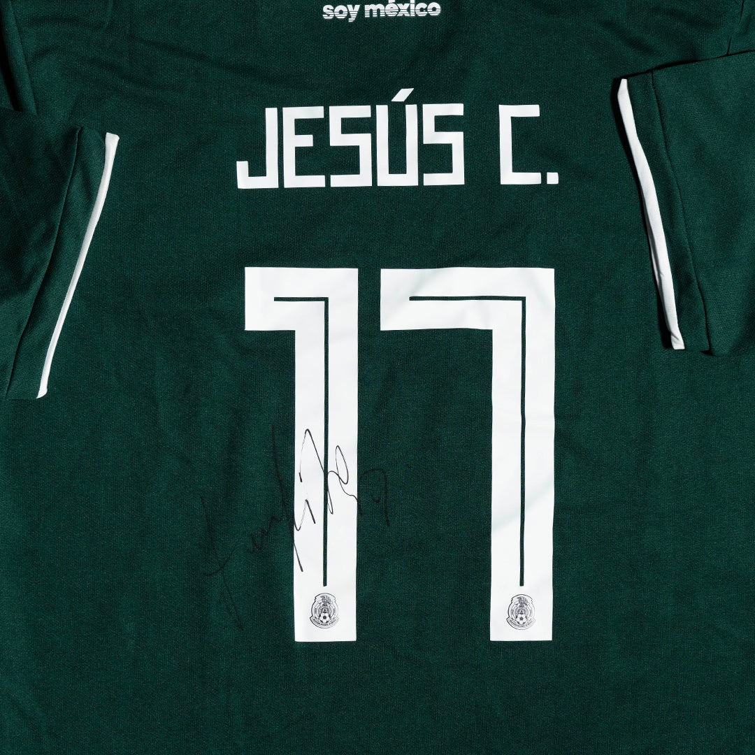 Jersey Firmado Tecatito Corona - México Mundial 2018